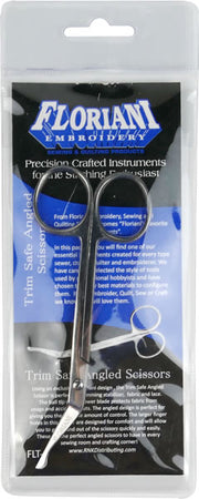 Trim Safe Angled Scissors Floriani